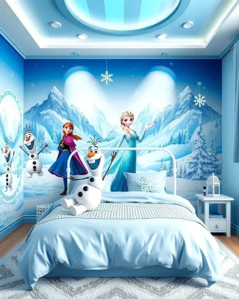 Frozen-Themed Wall Murals