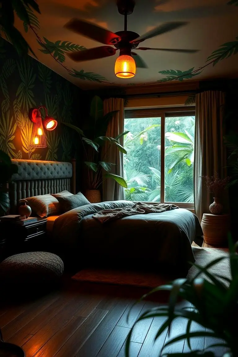 Tropical Accent Lighting