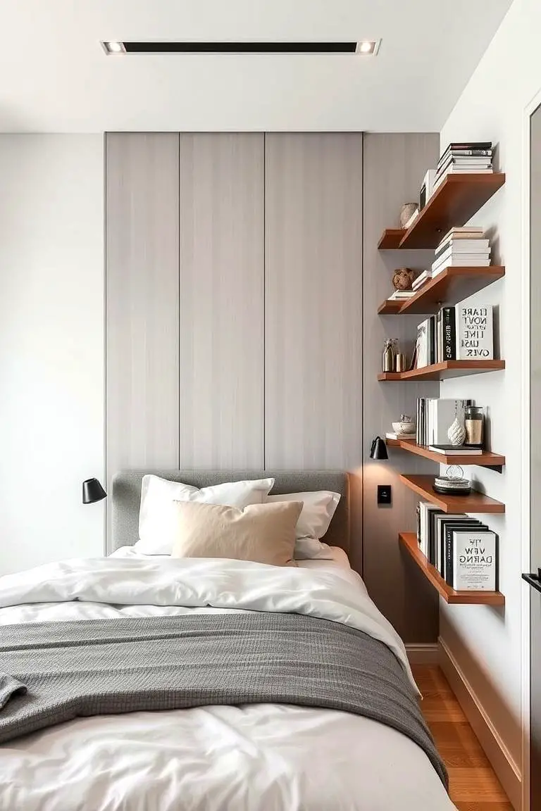 Clever Wall-Mounted Shelves