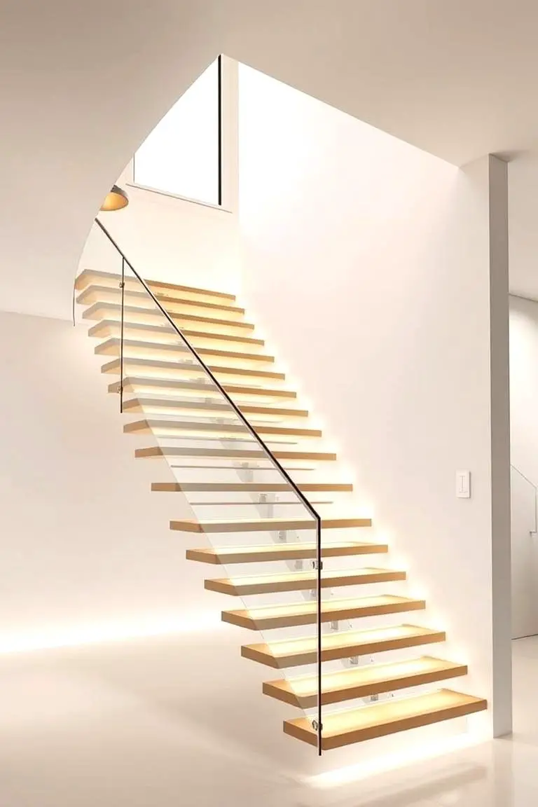 Floating Elegance Staircase