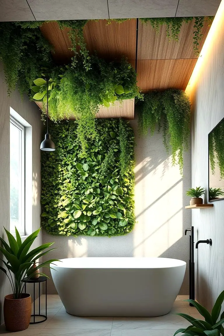 Organic Green Wall Integration