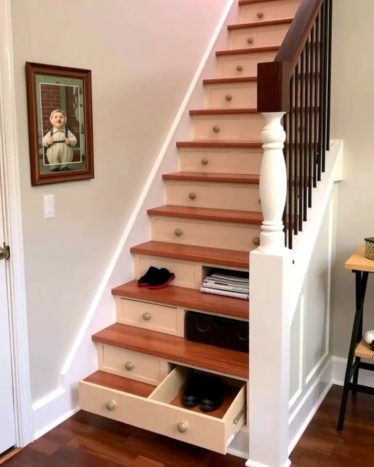Storage Under the Stairs for Practicality