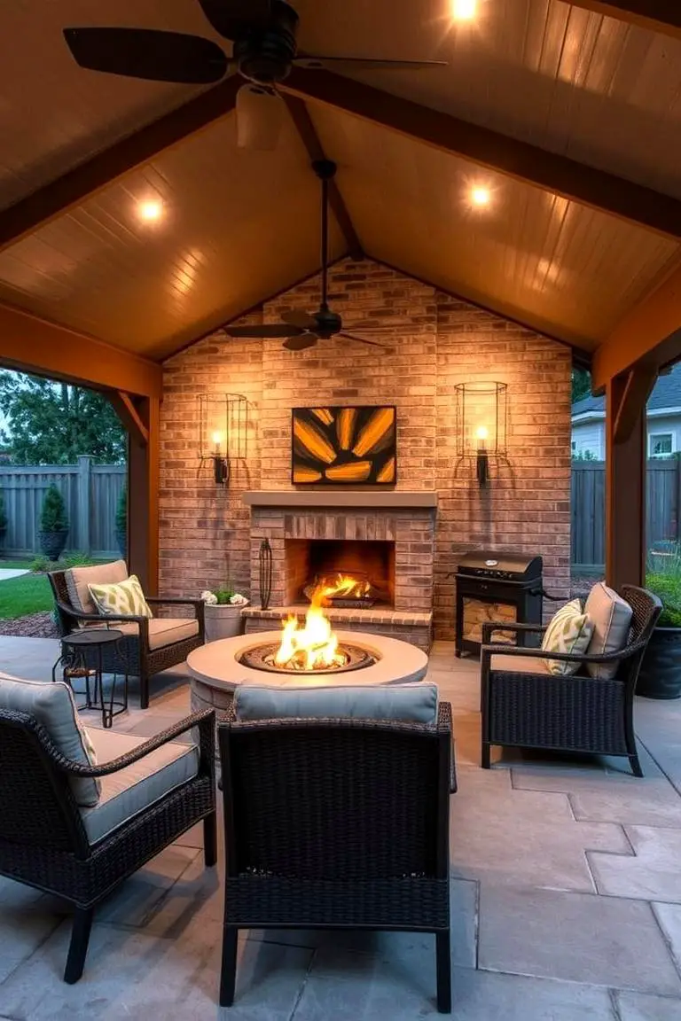Fire Pit Enclosed Haven