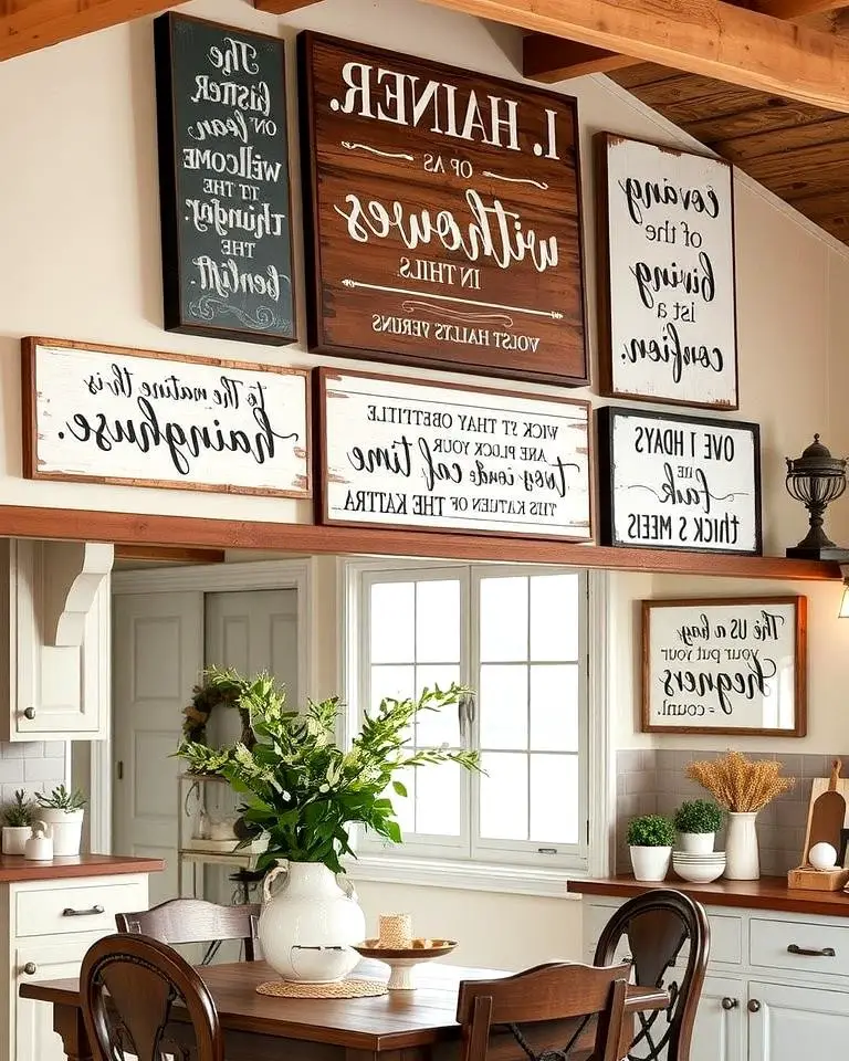 Farmhouse-Style Signs