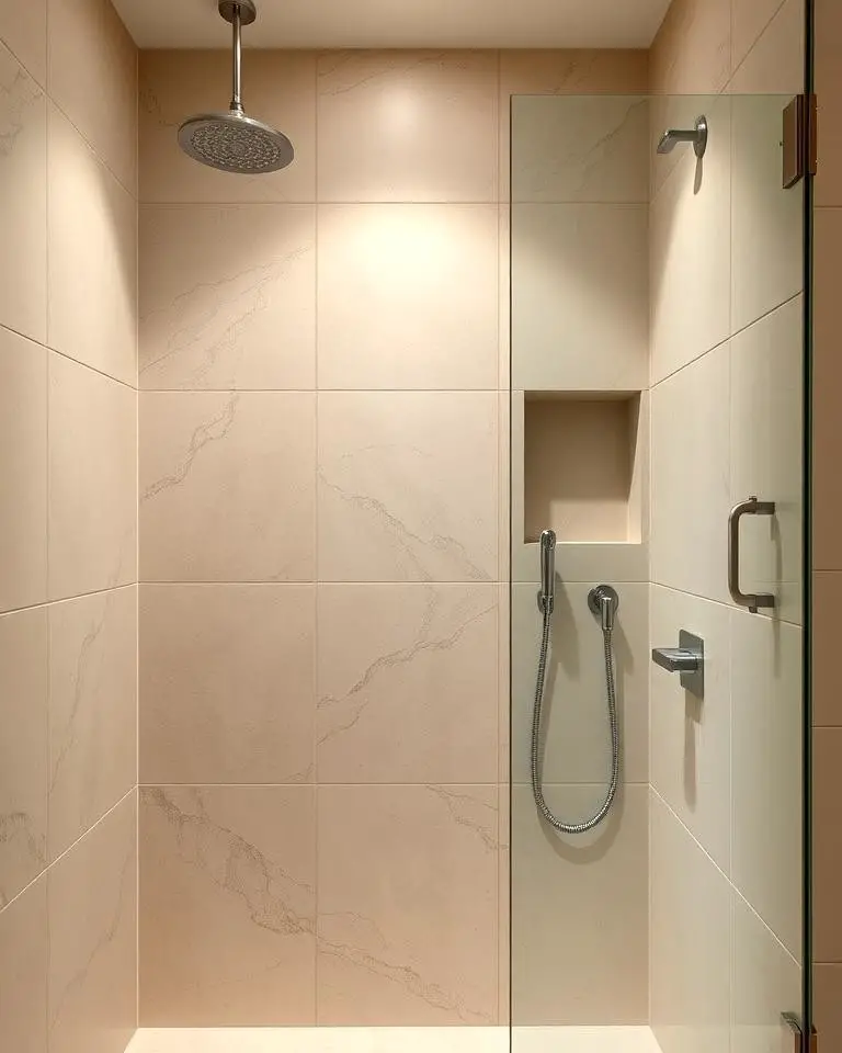 Limestone Shower Walls