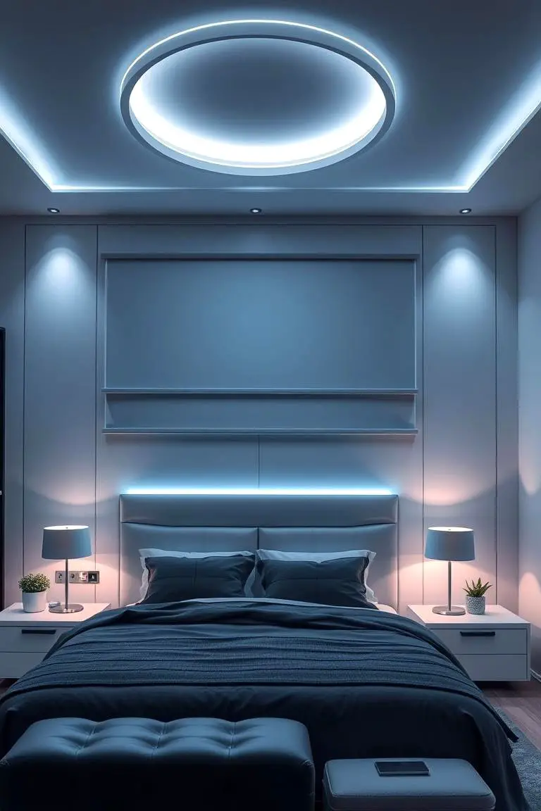 High-Tech Smart Bedroom