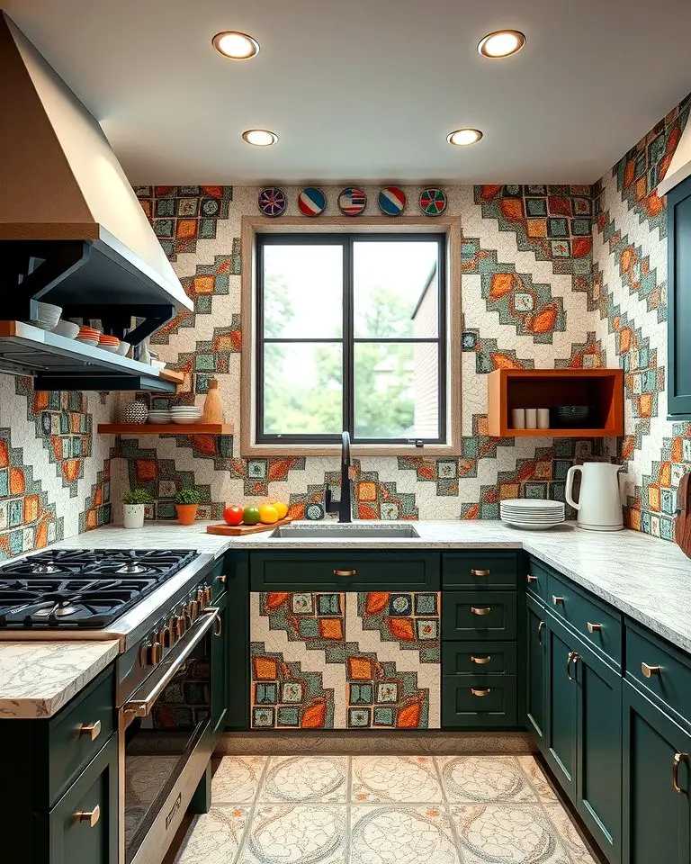 Mosaic Tile Wall