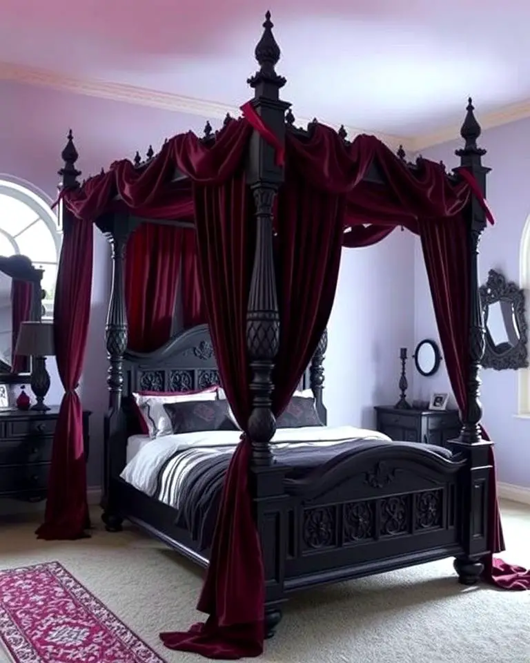 Gothic Canopy Bed