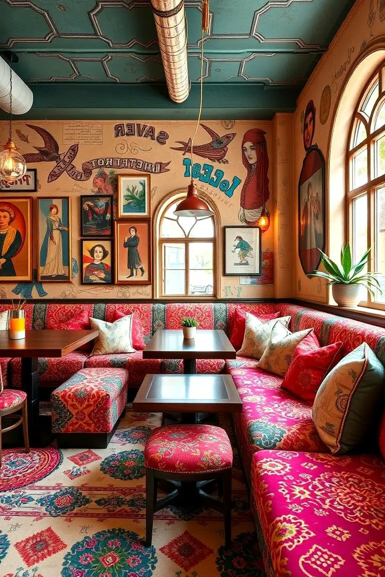 Bohemian Chic Banquette