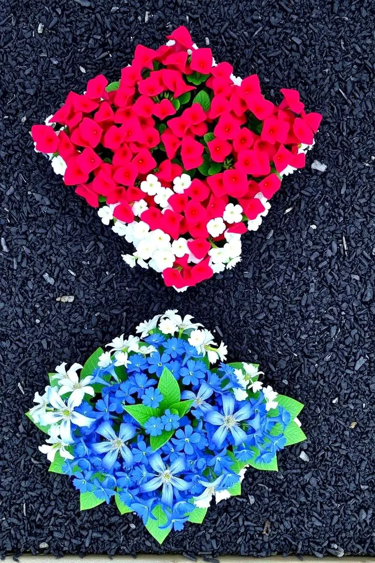 Contemporary Geometric Flower Bed