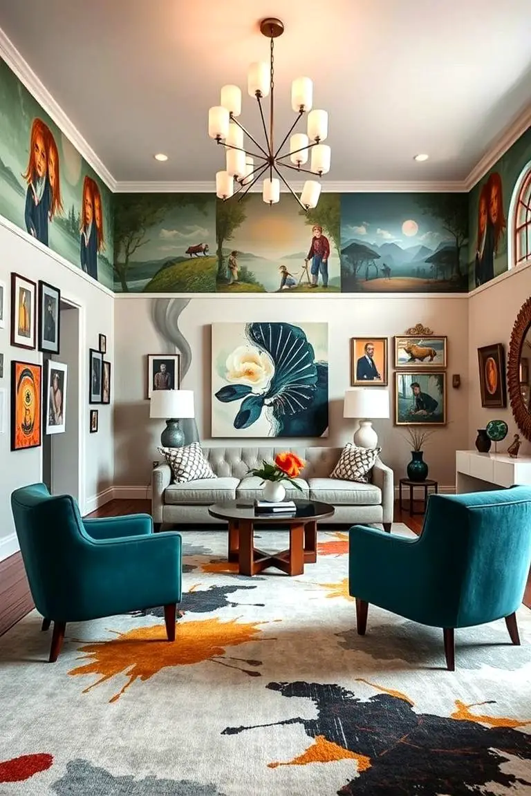 Artistic Expression Family Room