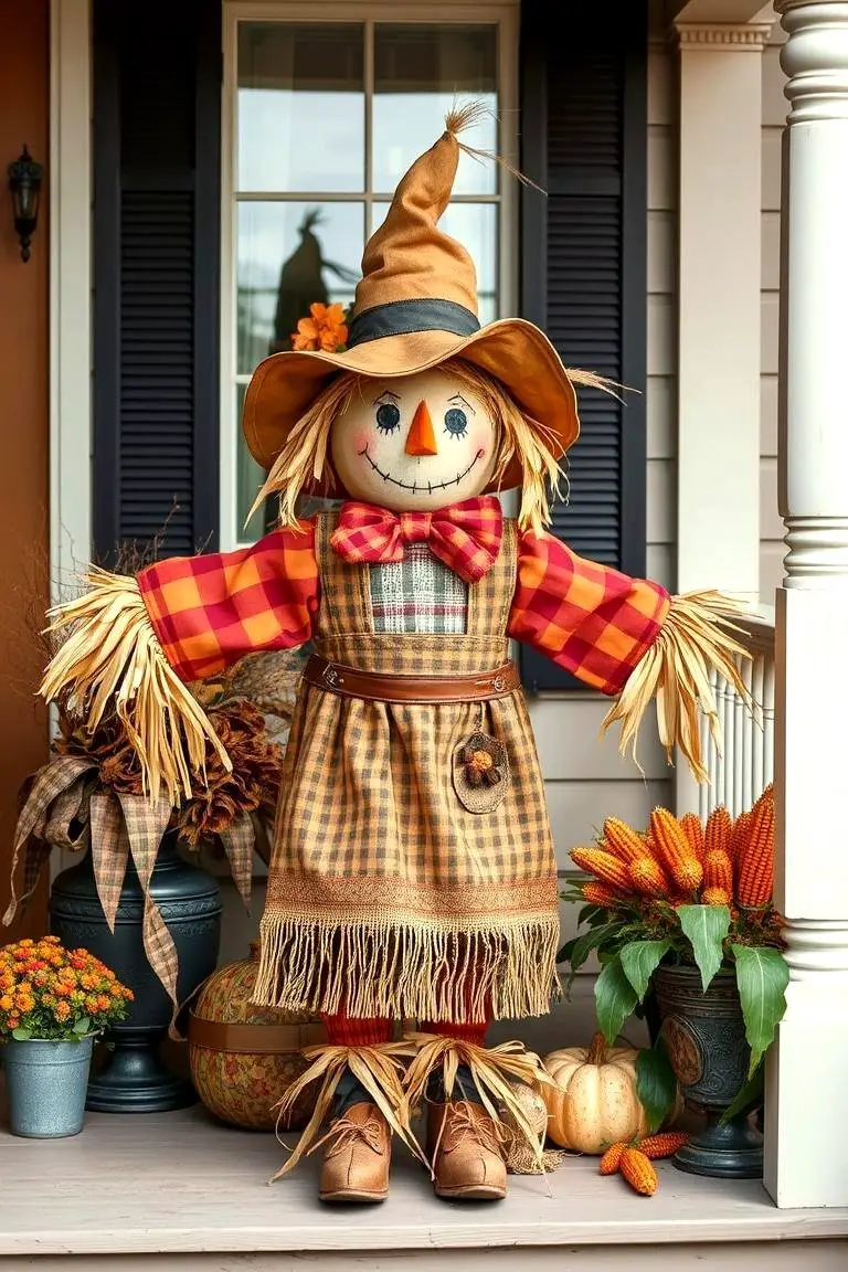 Scarecrow Porch Figures