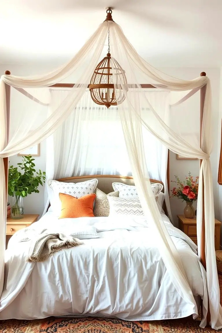 Bohemian Canopy Bed