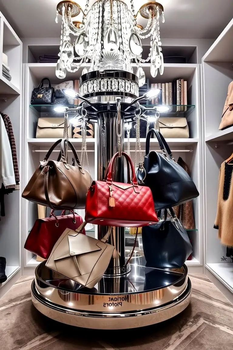 Rotating Purse Carousel
