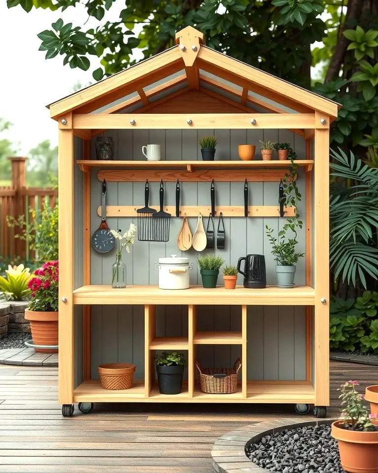 Small Garden Potting Shed