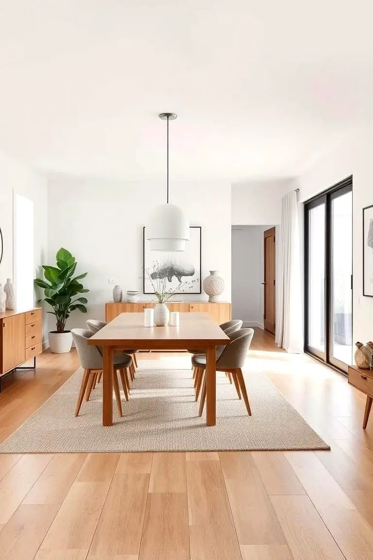 Scandinavian Simplicity Dining Room