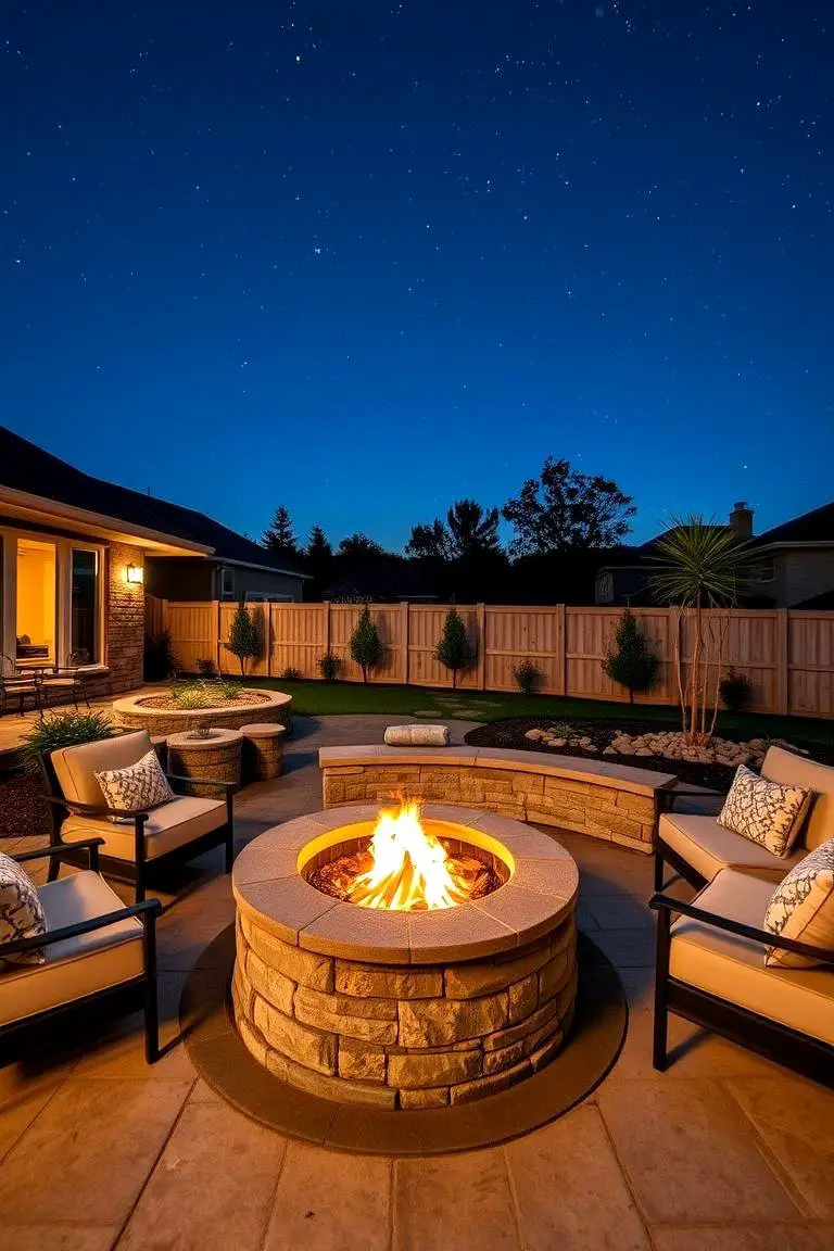 Cozy Fire Pit Retreat