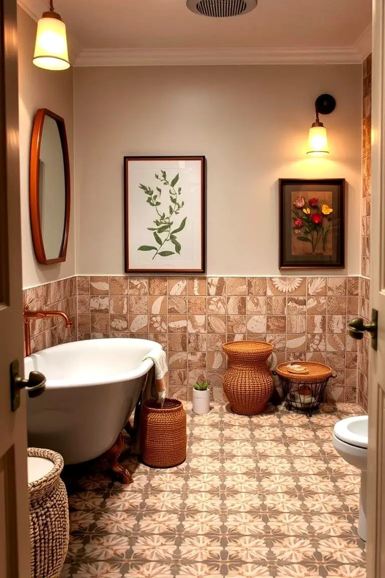 Eclectic Bathroom Retreat