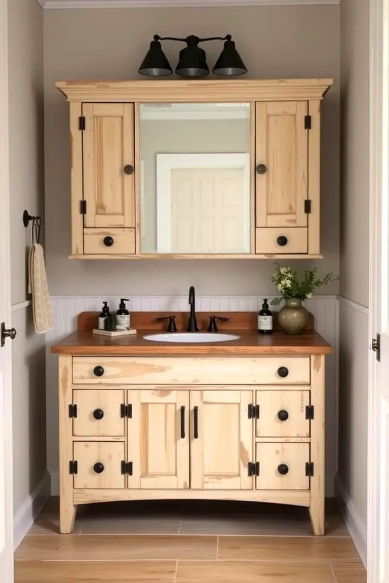 Farmhouse Charm Vanity Look