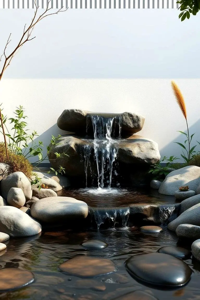 Waterfall Serenity Garden