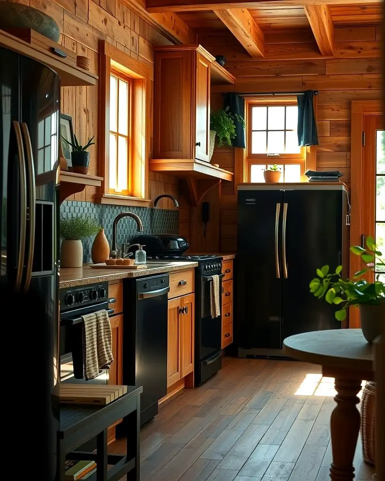 Timeless Appeal with Wooden Accents