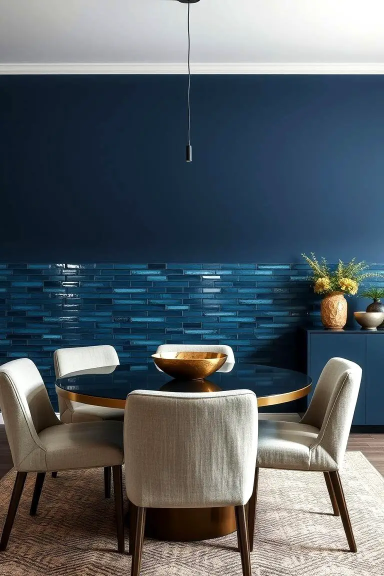 Textured Blue Layers