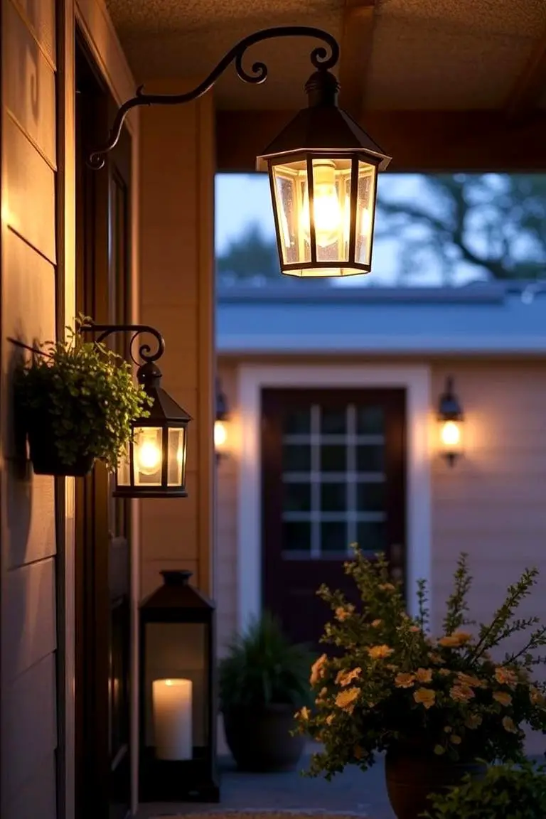 Rustic Lantern Accents