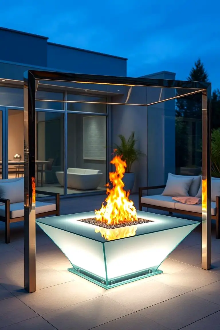 Sleek Glass Enclosure