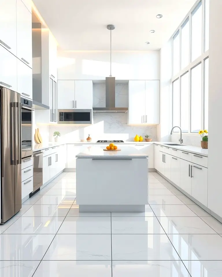 Glossy White Ceramic Tiles