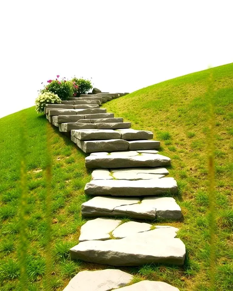 Elevated Stone Path on a Slope