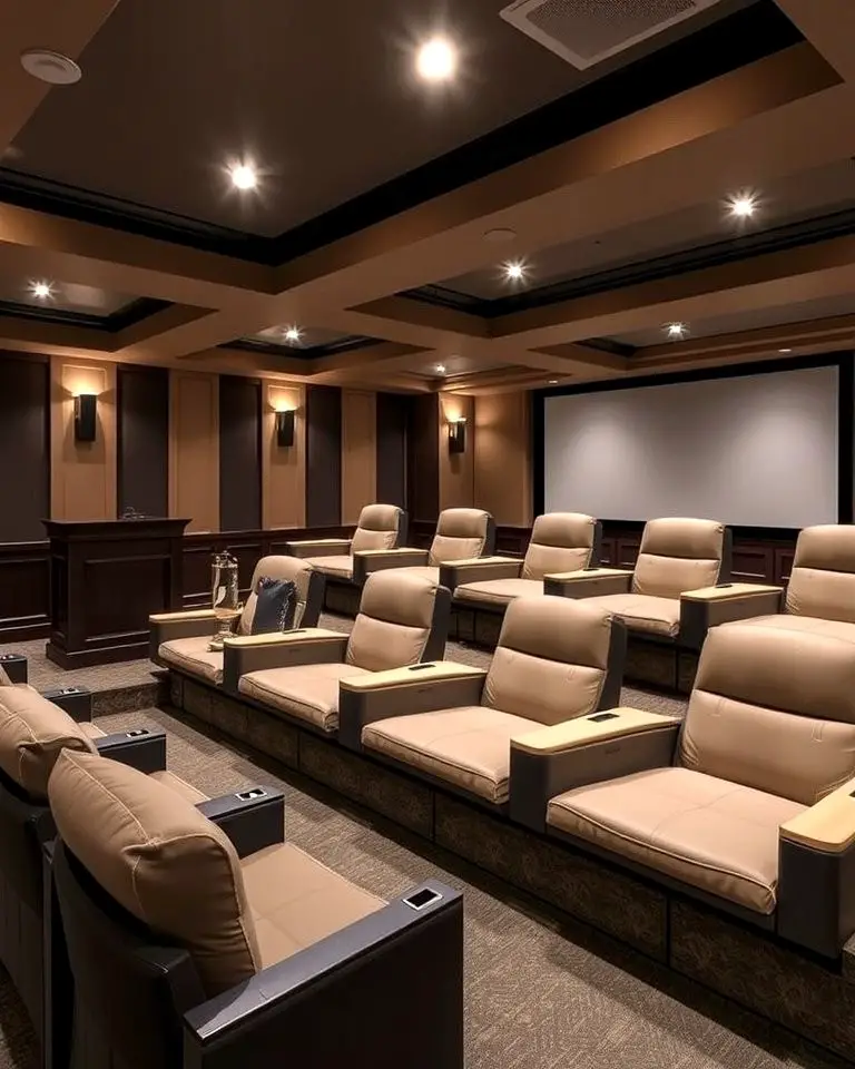 Raised Platform Seating for Optimal Viewing