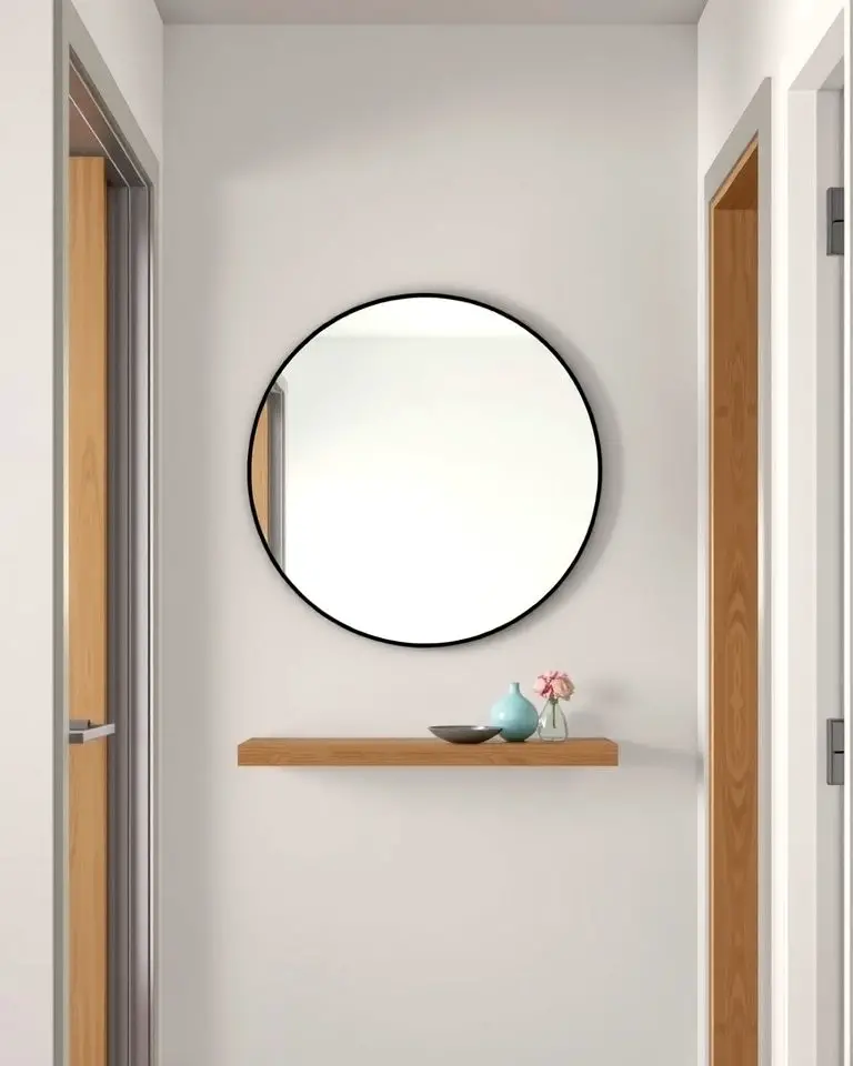 Round Minimalist Mirror