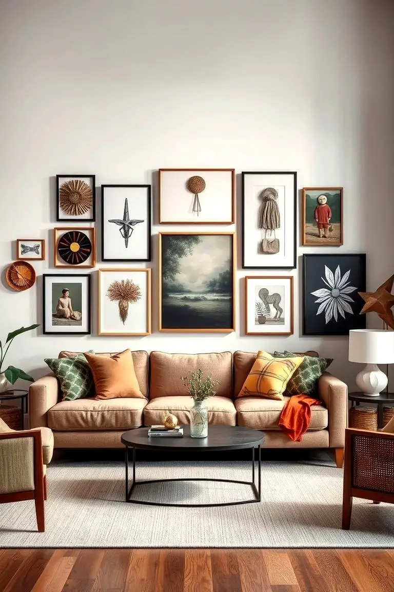 Artistic Gallery Wall