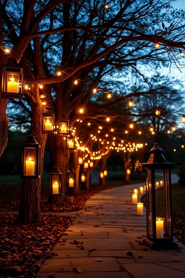 Cozy Lantern Lighting