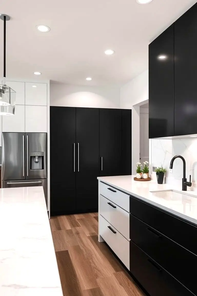 Sleek White Countertops