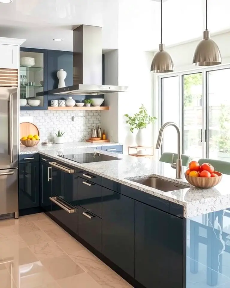 High-Gloss Terrazzo for a Polished Finish