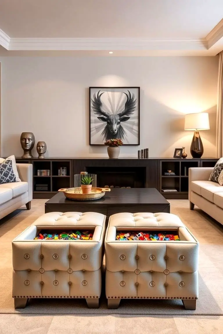 Decorative Storage Ottomans