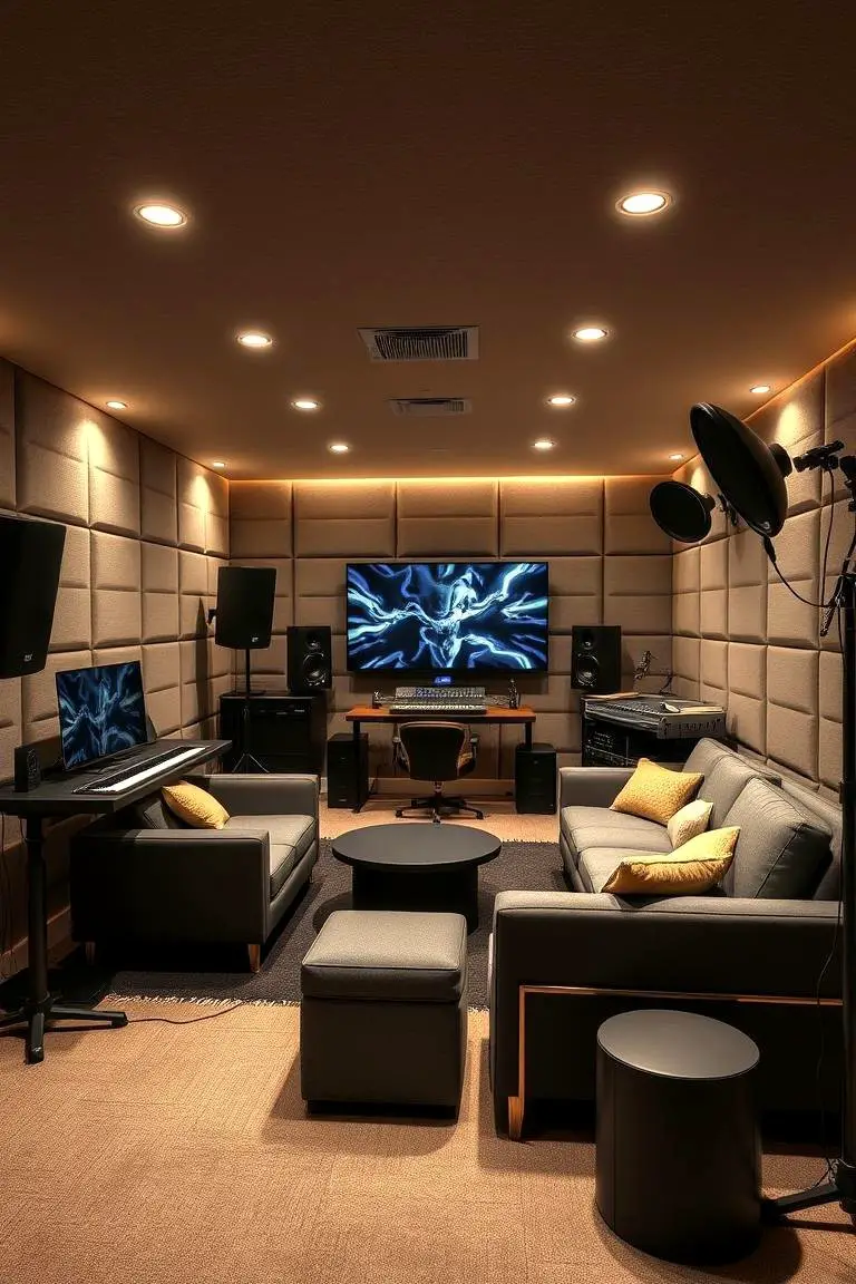Soundproof Music and Gaming Studio