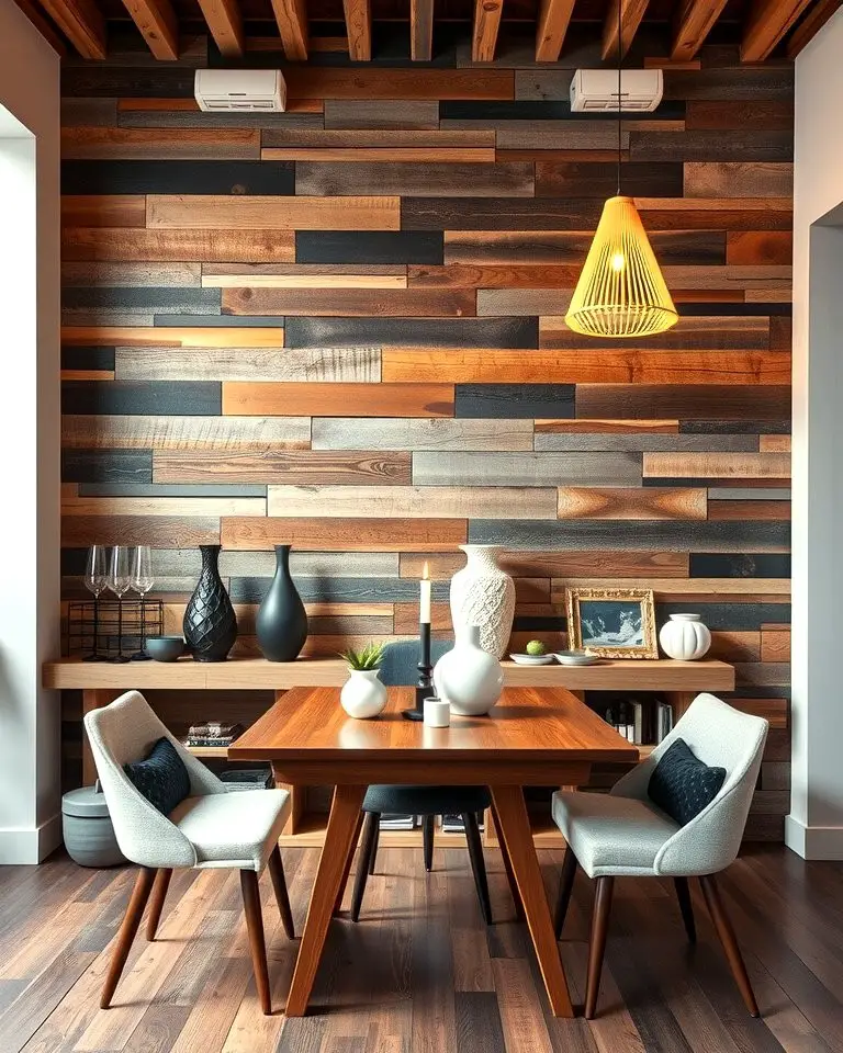 Reclaimed Wood Accent Wall