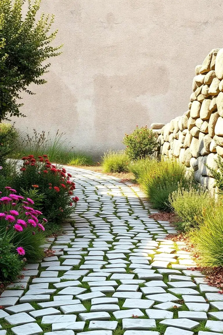 Rustic Garden Pathway Mural