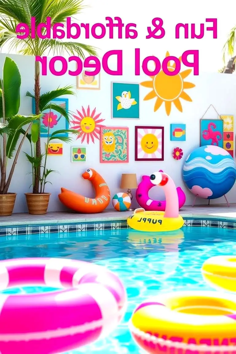 Fun and Affordable Pool Decor