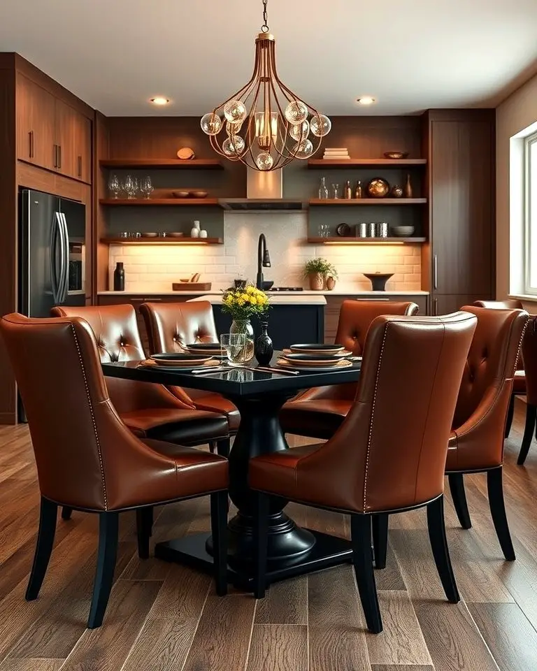 Brown Leather Chairs