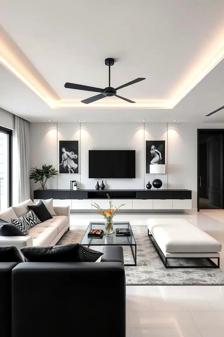 Bold Black and White Twist