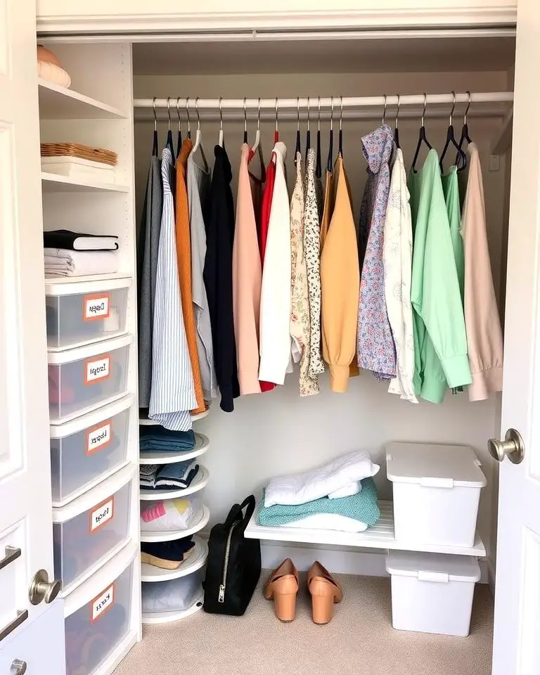 Compact Closet Organization