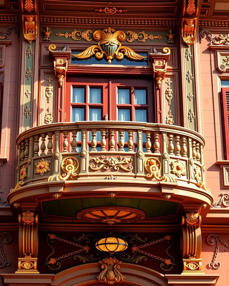 Ornate Victorian Juliet Balcony