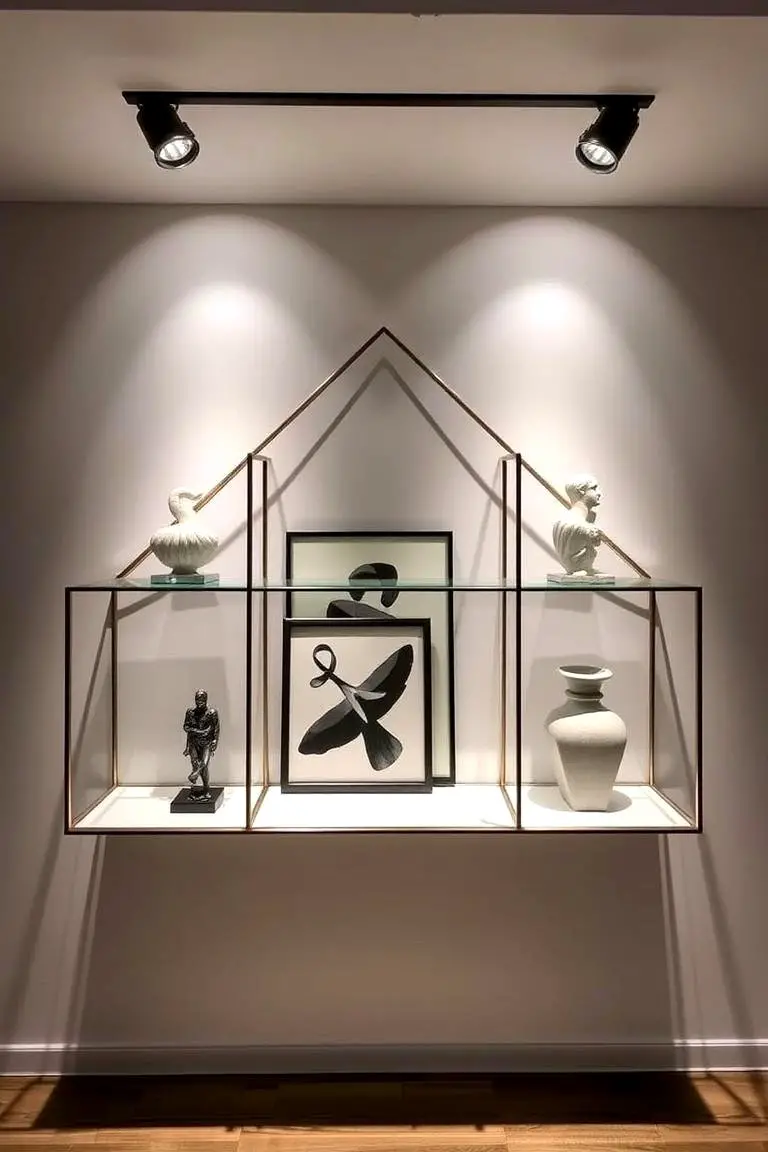 Geometric Accent Shelf