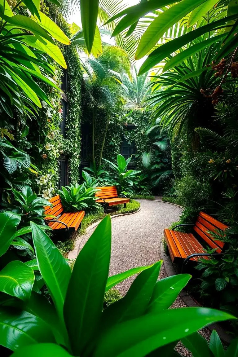 Lush Green Courtyard