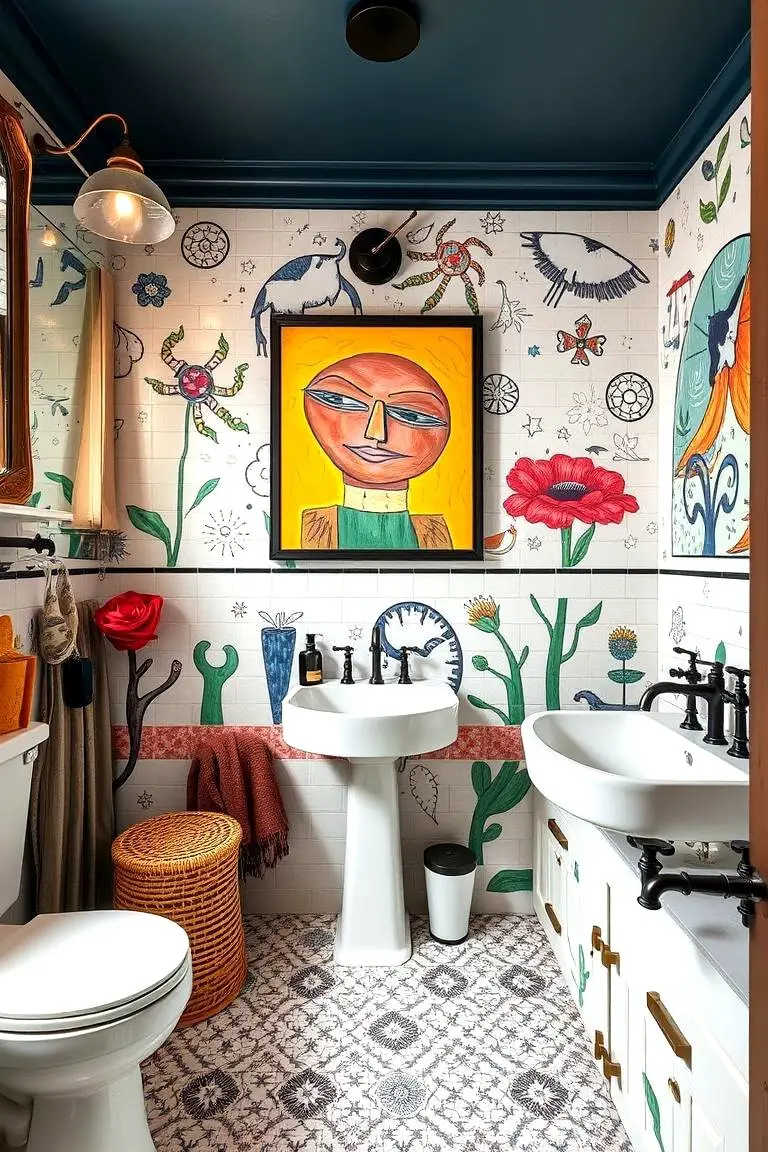 Artistic Statement Bathroom