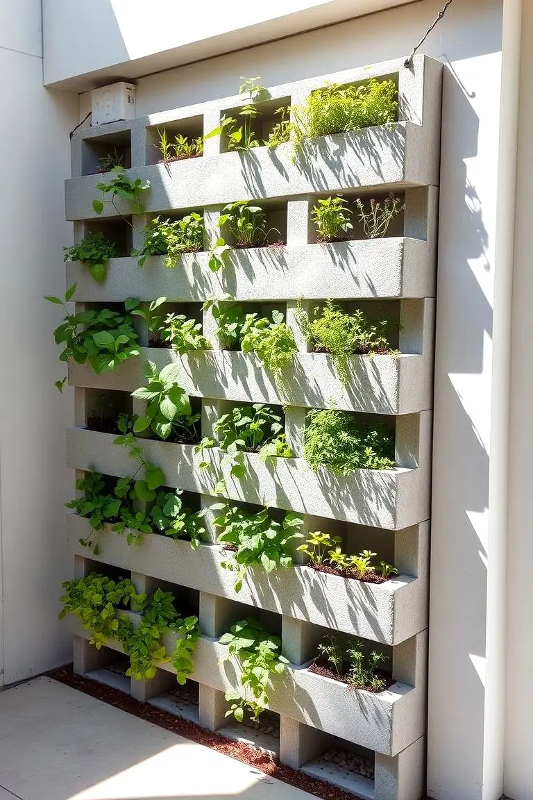 Vertical Herb Garden Wall