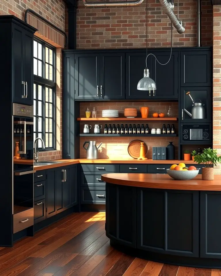 Industrial Appeal in the Kitchen